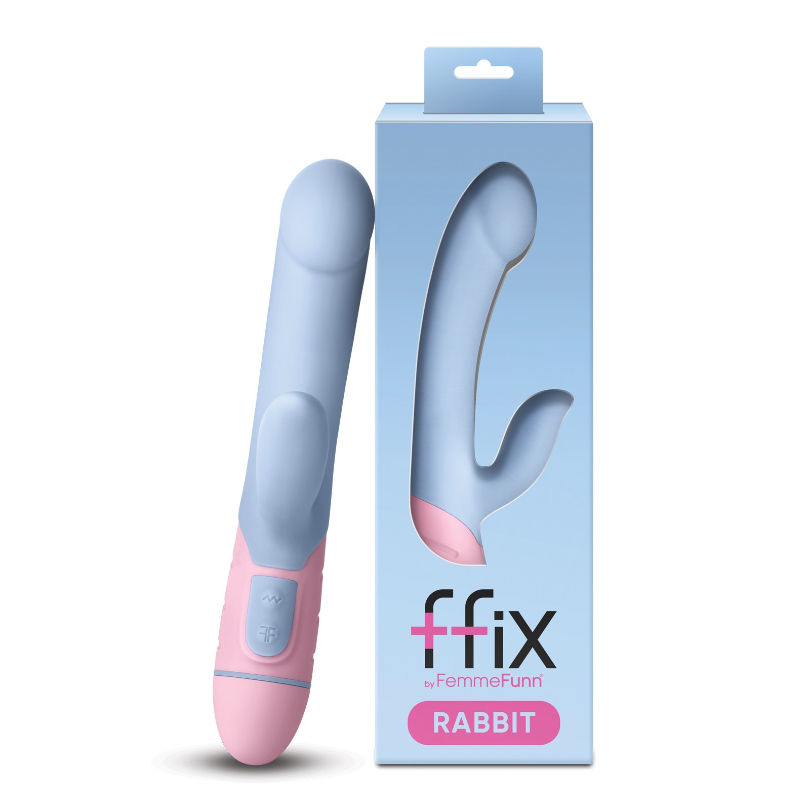 Vibrador Rabbit Femme Funn Ffix - Azul/Rosa